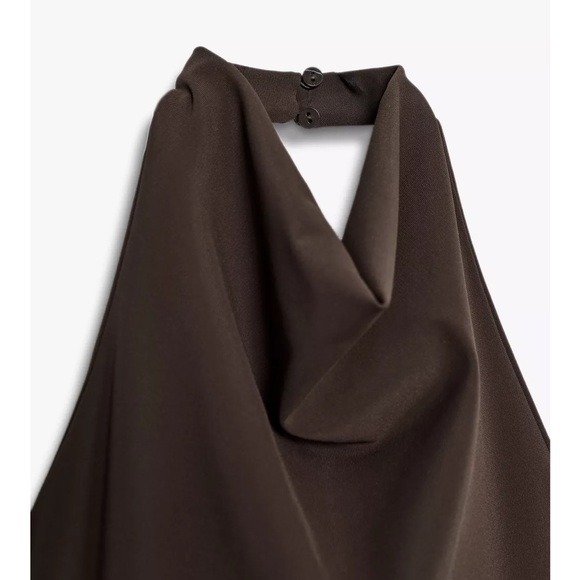 Zara NWT combination halter dress 1198/453 - Picture 5 of 11